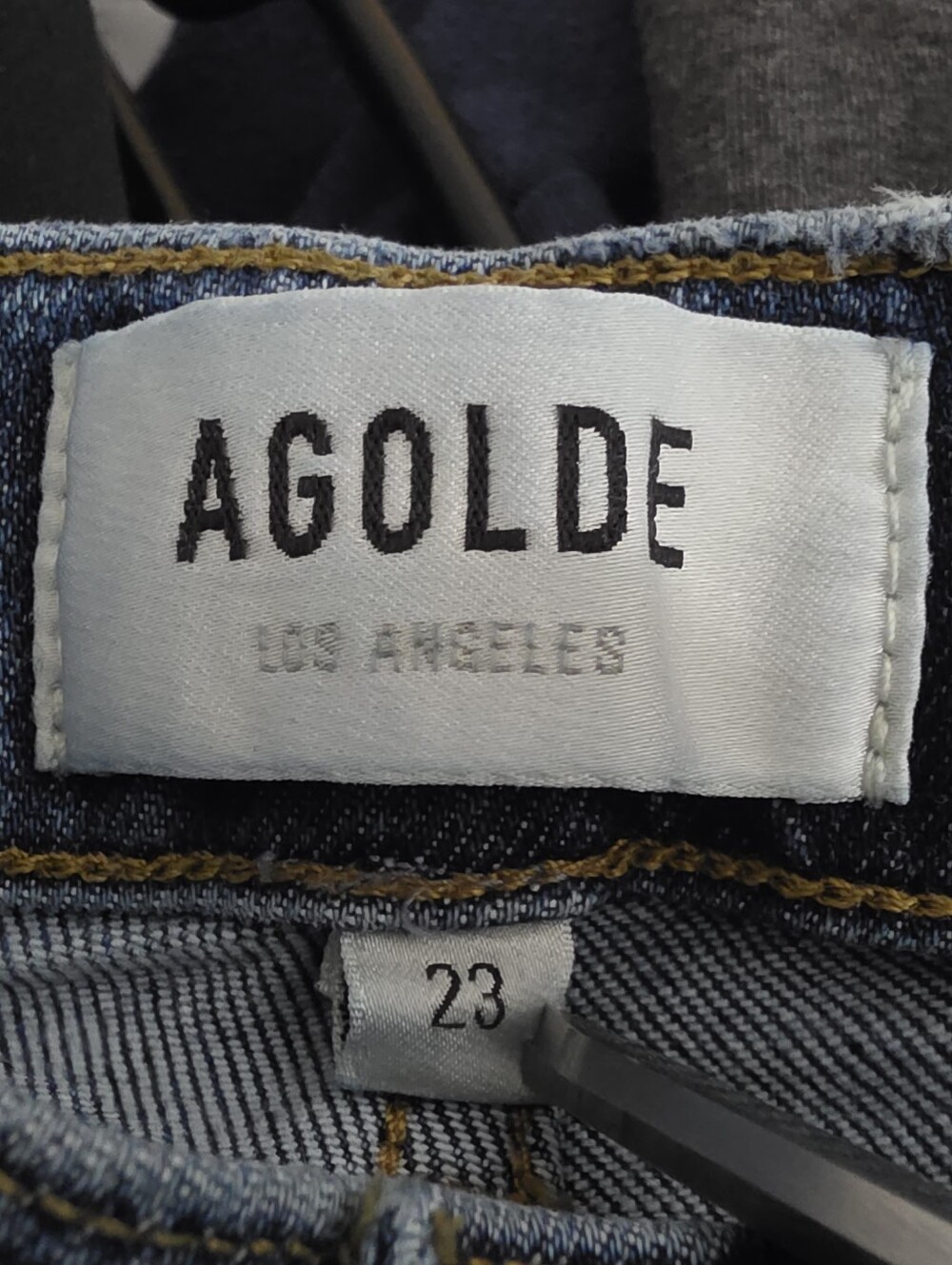 Agolde Kye Mid Rise Straight Crop Ankle Jeans In Mirage Med Wash Womens 23 - Picture 9 of 12